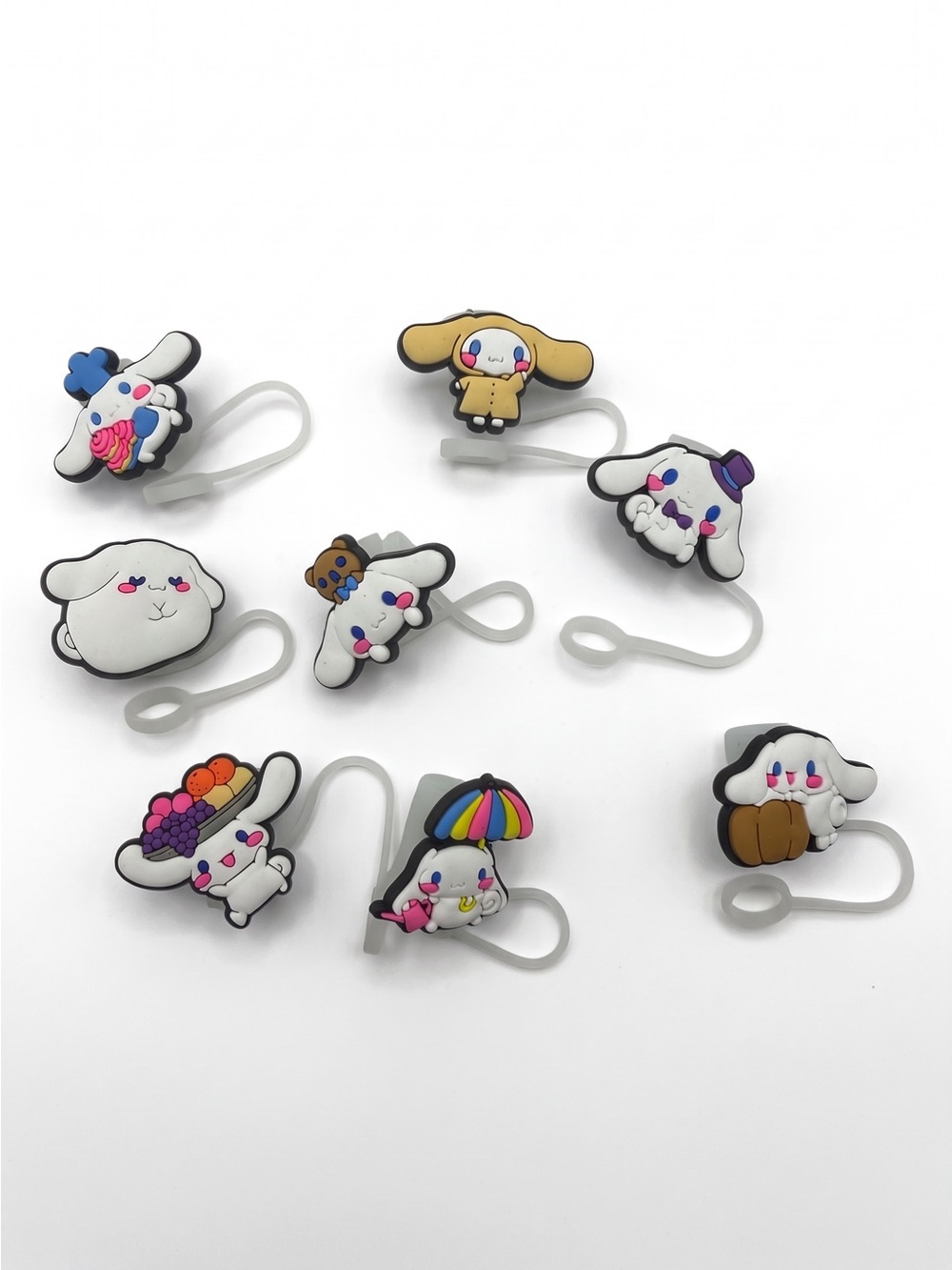 Cinnamoroll Straw Topper Covers Bundle – Set of 8